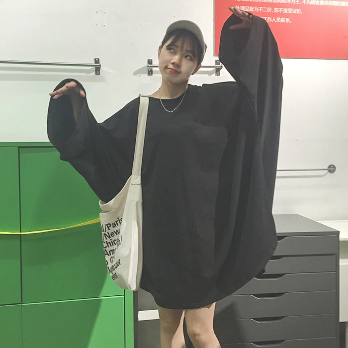 Loose Bat Wing Oversize Shirt