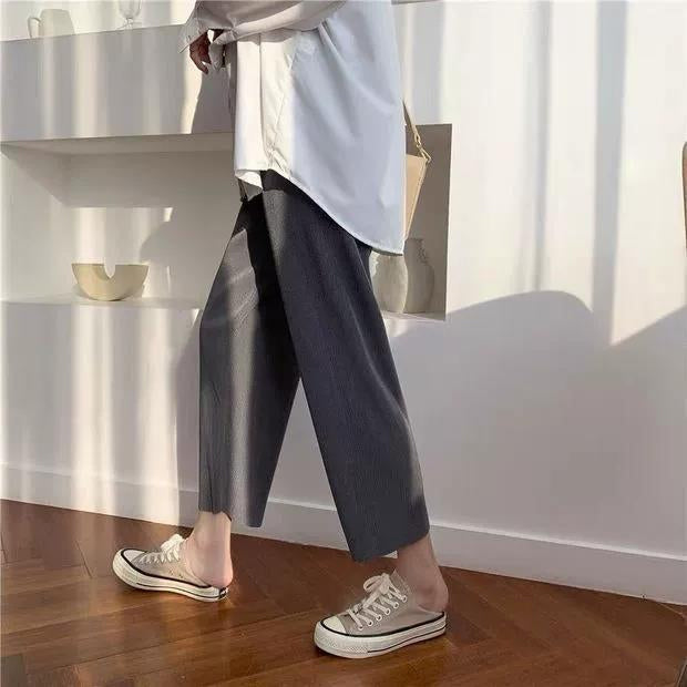 Elegant Slim Ankle Length Pants