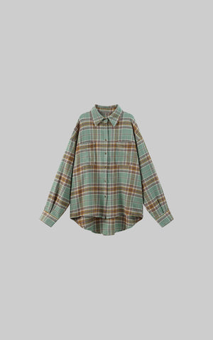Oversized Plaid Shirt