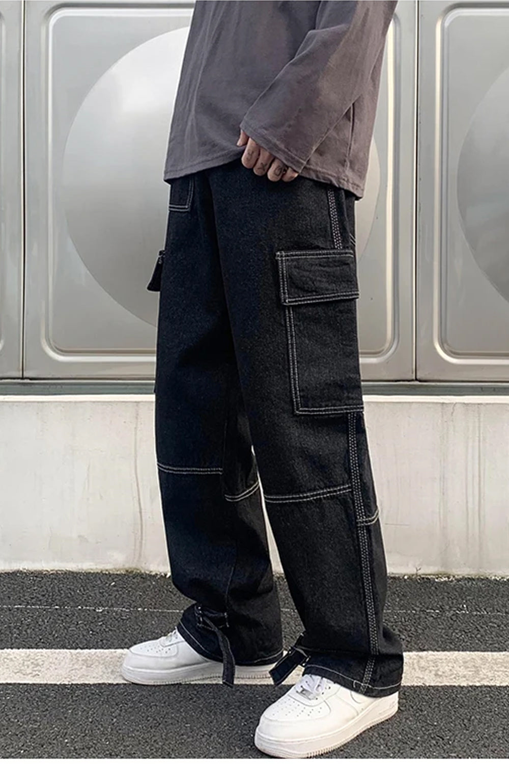 Casual Hip Hop Skateboard Men Jeans Pants