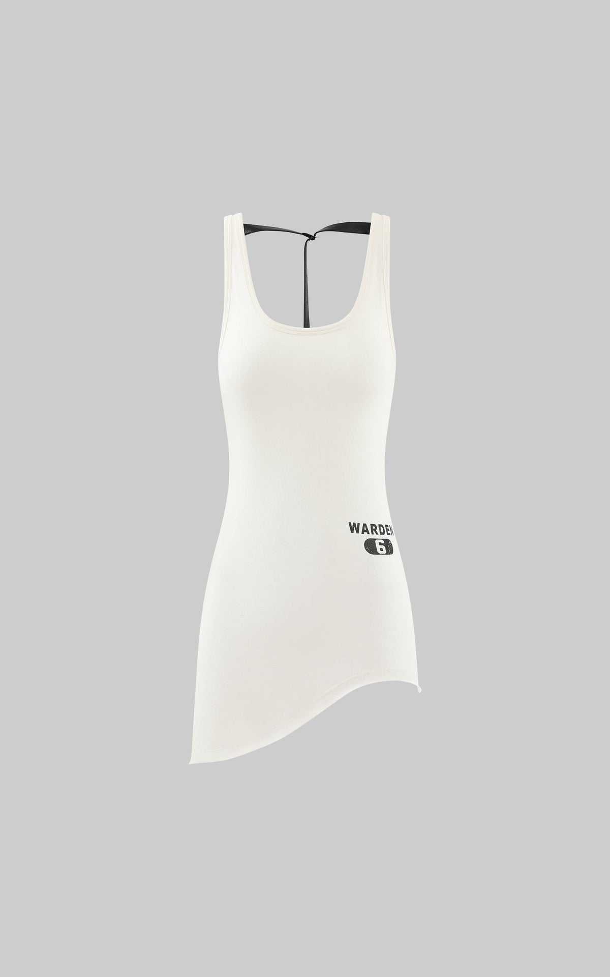 Asymmetric Tank Top with Back Strap