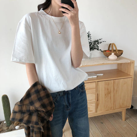 Retro Natural Colors Loose Shirt