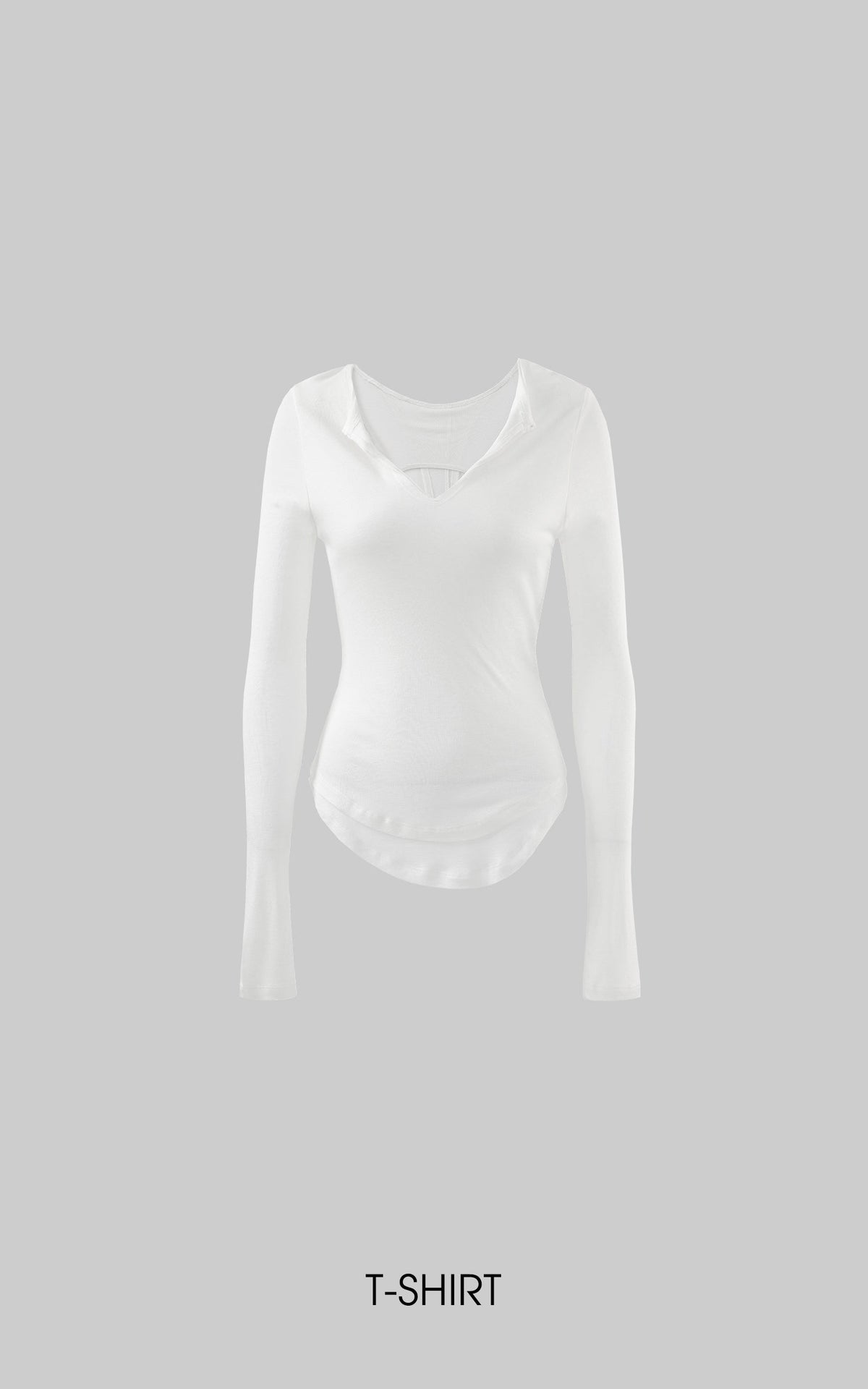 Cutout Layered Long Sleeve Tee