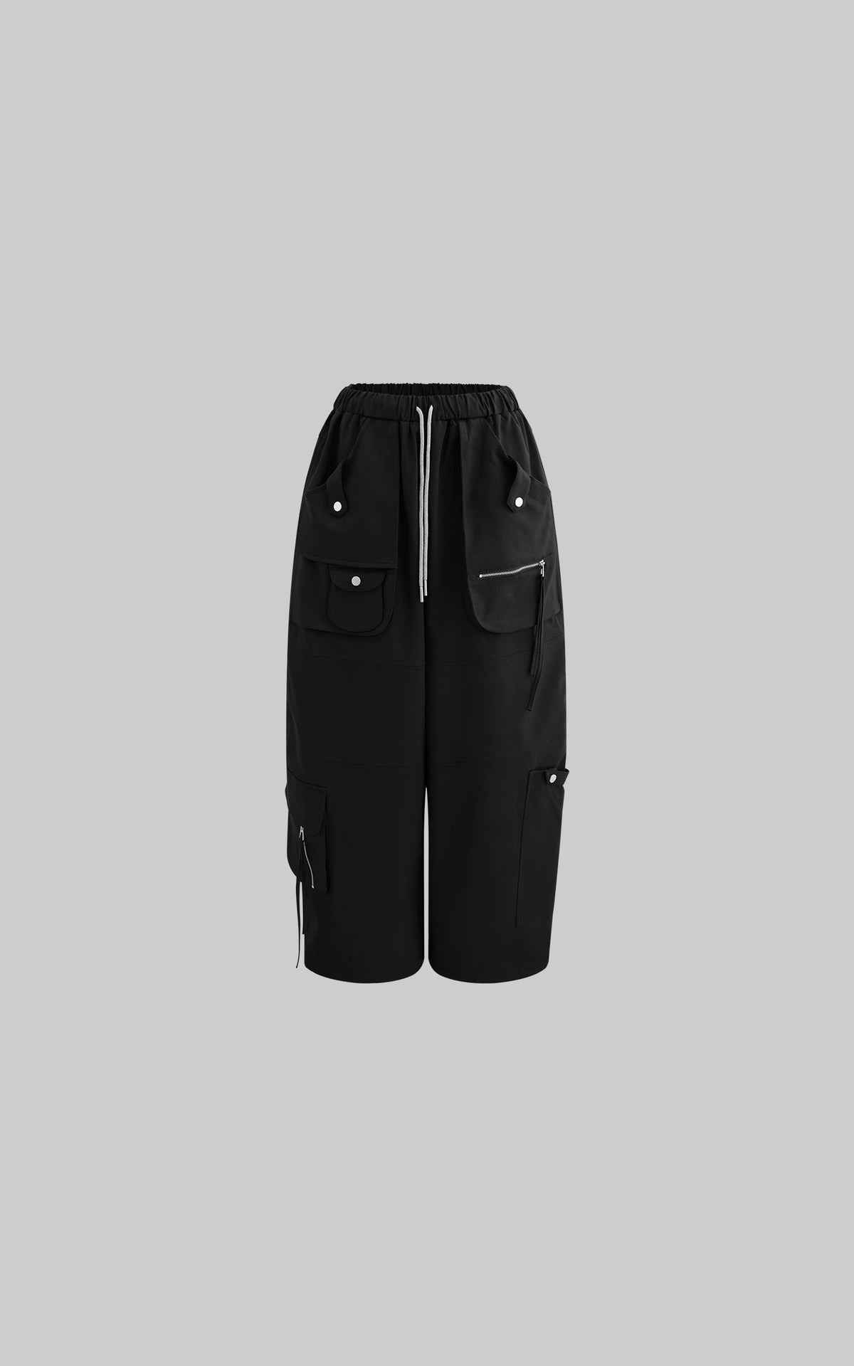 High-Waisted Wide-Leg Cargo Pants