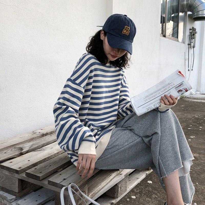 Striped Style Loose Sweater