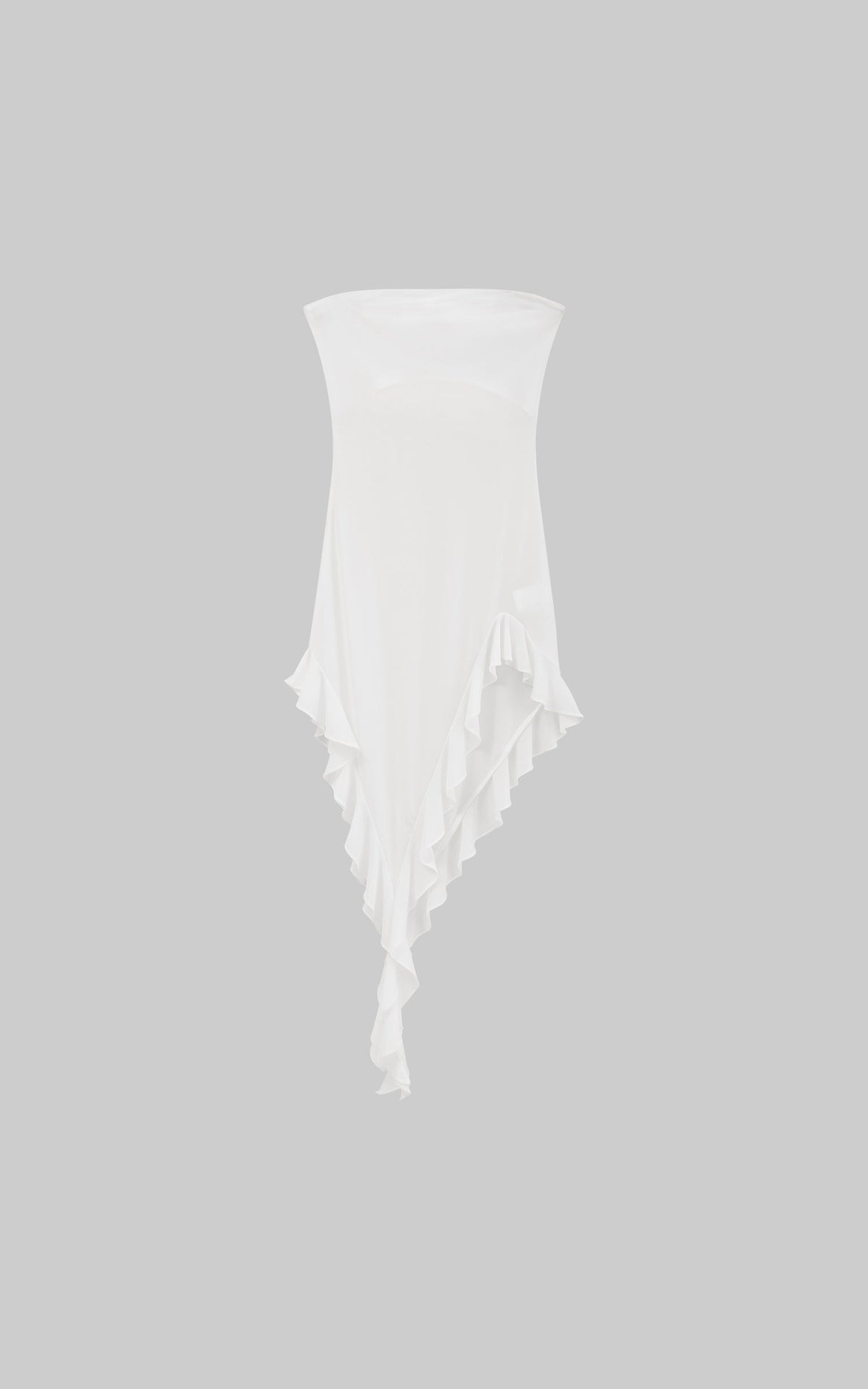 Asymmetric Ruffle Dress