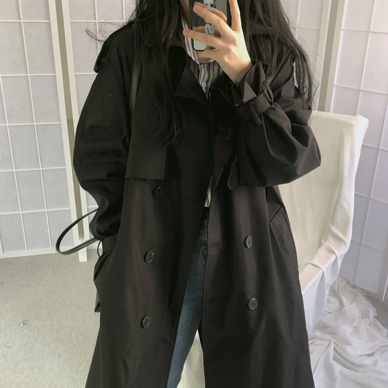 Long Casual Trench Loose Coat