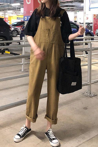 Loose Slim Ankle Length Jumpsuit