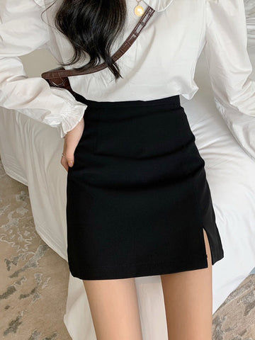 High Waist A-Line Chic Bodycon Mini Skirts