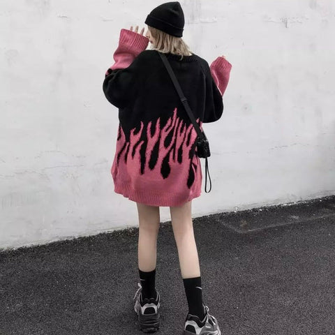 Pink Flame Sweatshirt