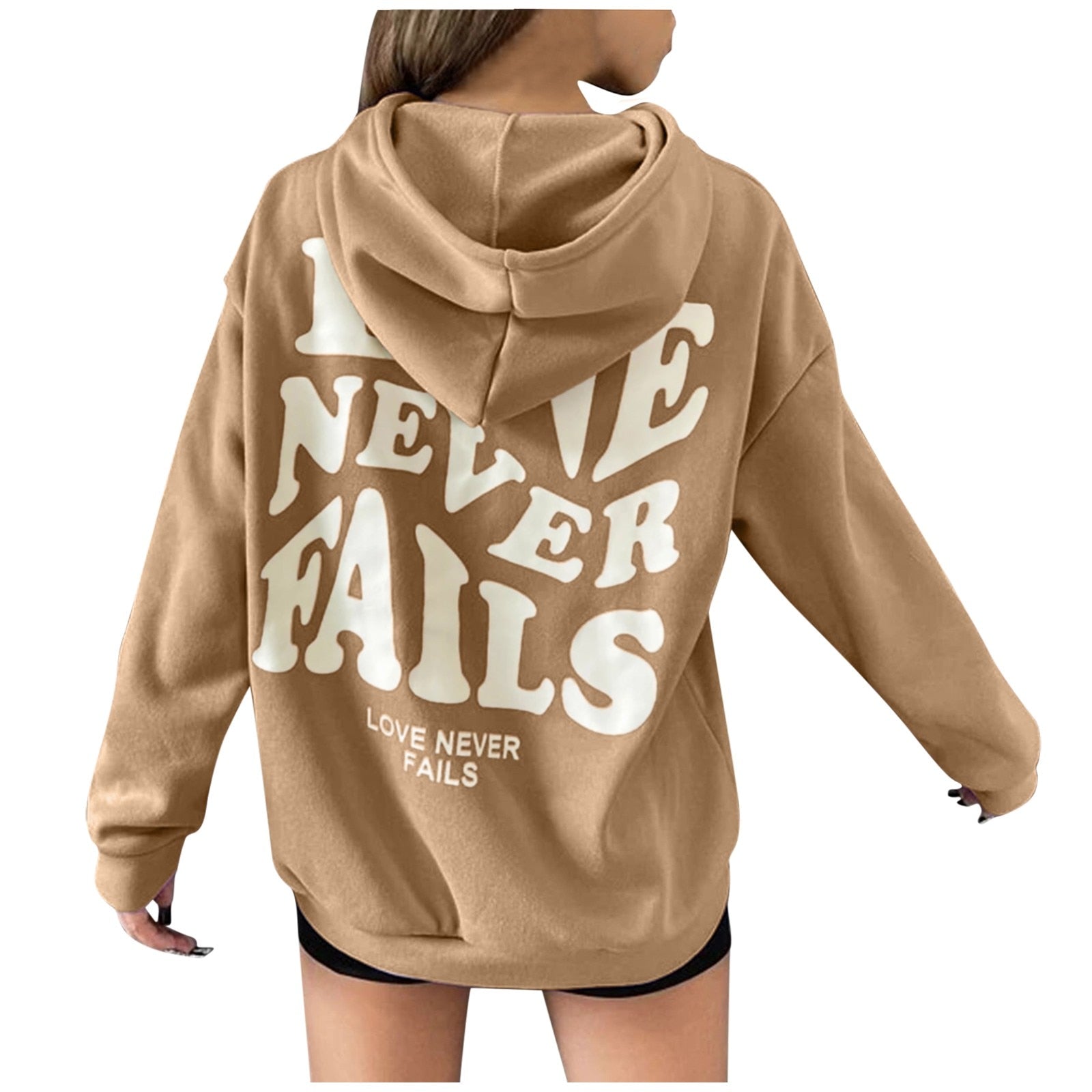 Love Never Fails Aesthetic Hoodie