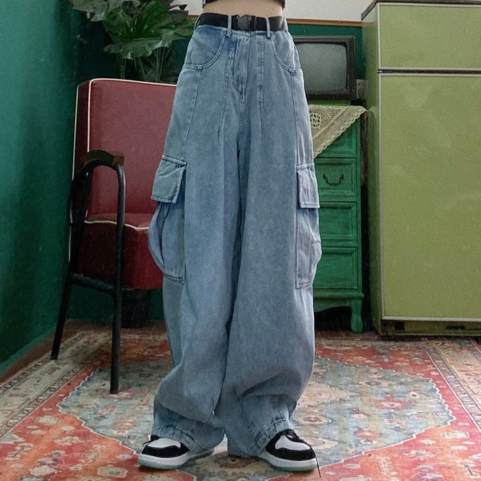 Wide Leg Cargo Pants