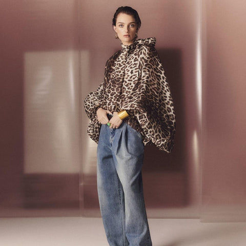 Leopard Print Long Sleeve Shirt