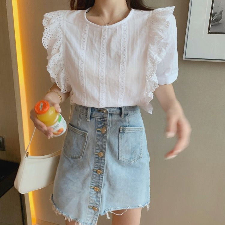 Retro Style Elegant Blouse Shirt