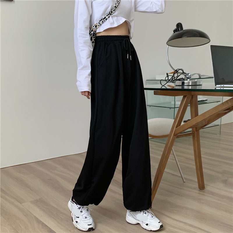 High Waist Casual Loose Jogger Sweatpants