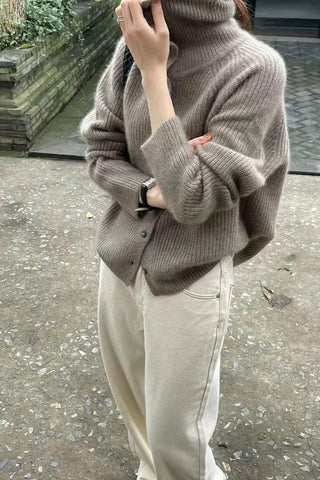 Long Sleeve Thickening Turtleneck Slim Sweater