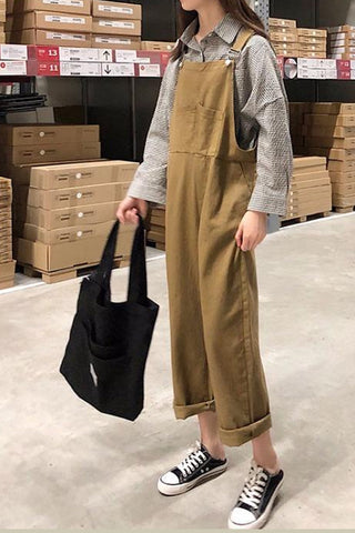 Loose Slim Ankle Length Jumpsuit