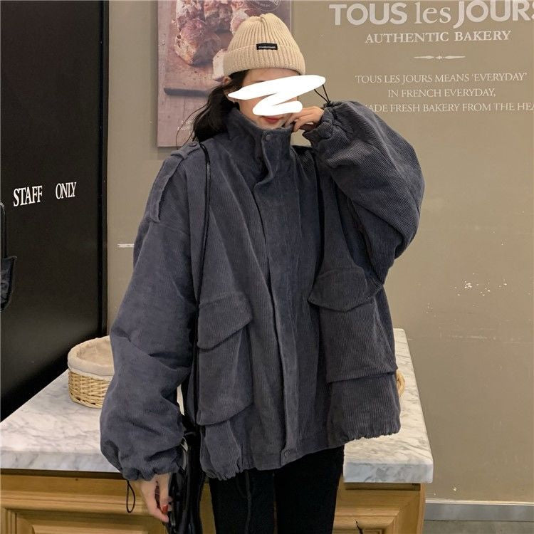 Retro Warm Thickening Parka Jacket