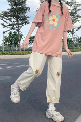 Sweet Daisy Ankle Length Pants