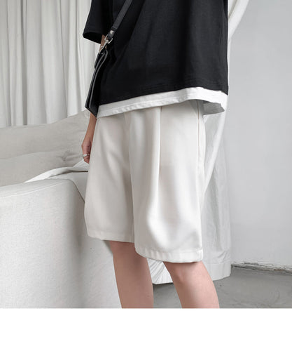 Solid Basic Elegant Men Shorts Pants