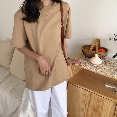 Retro Natural Colors Loose Shirt