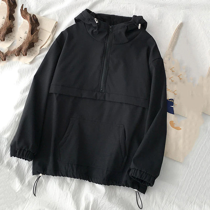 Hooded Loose Coat Winter Jacket