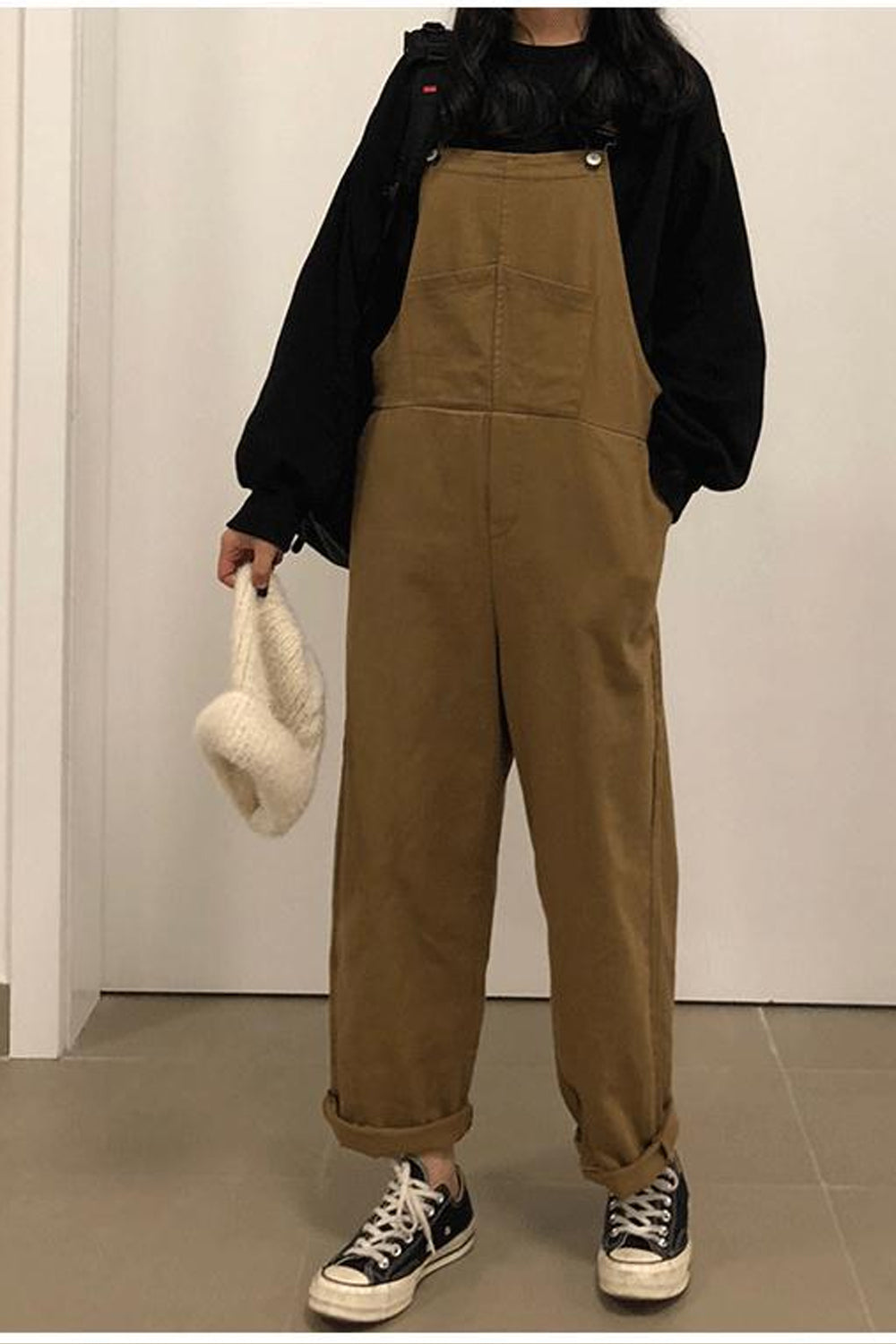 Loose Solid Wide Leg Trendy Jumpsuits