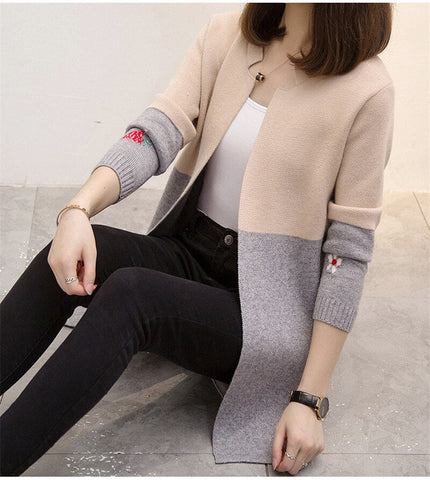 Long Sleeve Slim Cardigan Sweater