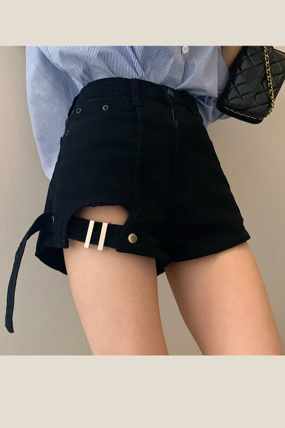 Stylish Cut Shorts Denim Jeans