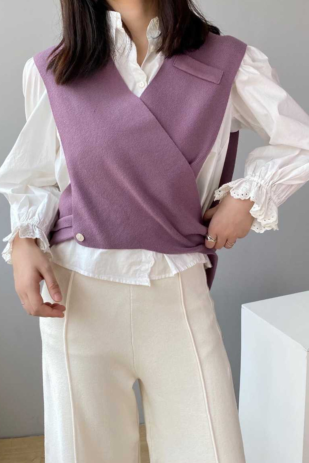 One Piece Fashionable Shawl Knitted Wear