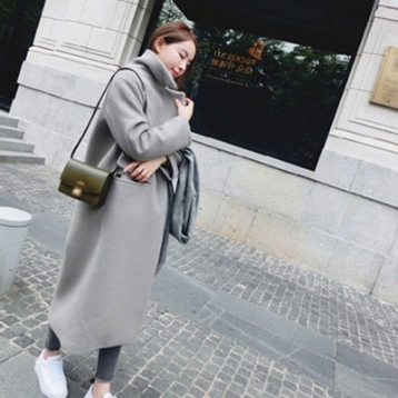 New Thicken Wool Long Coat