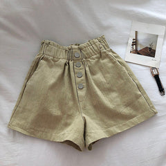 A-Line Casual Simple Basic Shorts