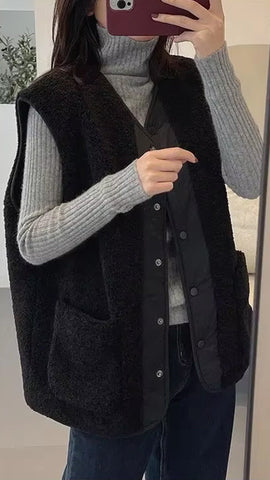 Sleeveless Two Sided Stylish Vest Outerwear