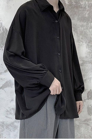 Long Sleeve Loose Casual Men Shirt