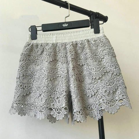 6 Colors Hollow Lace Sexy Shorts