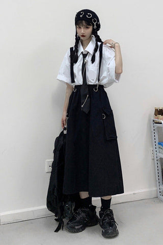 Strap Adjustable Long Skirts