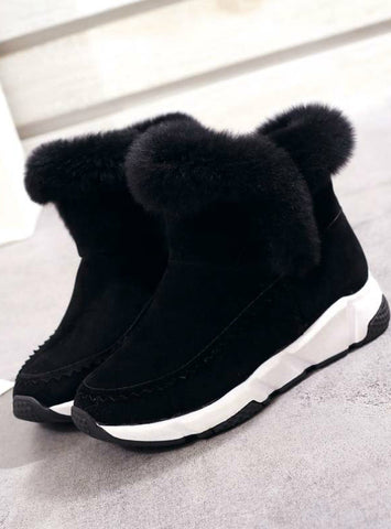 Women Shoes Woman Snow Boots Ankle Warm Platform