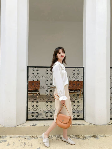 Camisa blusa casual elegante sencilla