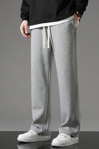 Loose Drawstring Elastic Waist Sweatpants