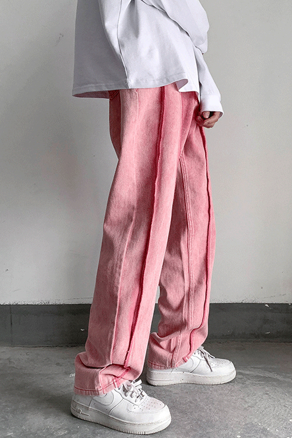 Loose Hip Hop Striped Men Jeans Pants