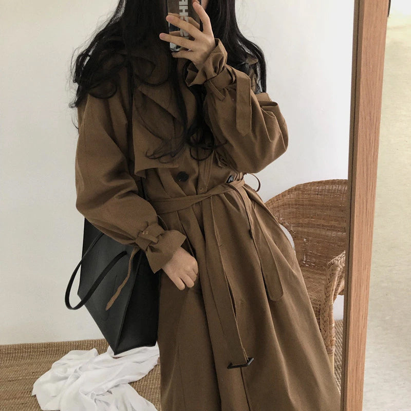 Long Casual Trench Loose Coat