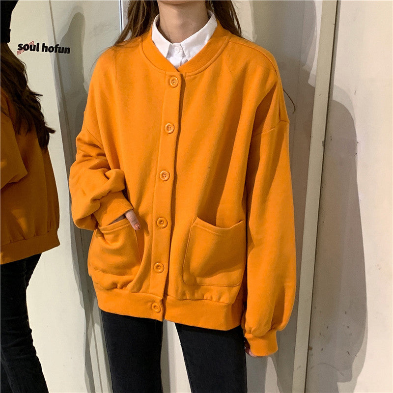 O-Neck Thicker Zip-UP Leisure Streetwear Sweater