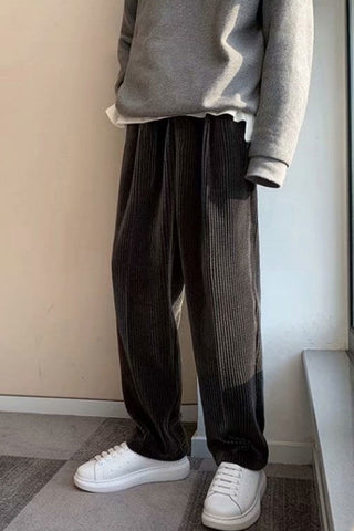 Casual Long Corduroy Men Pants