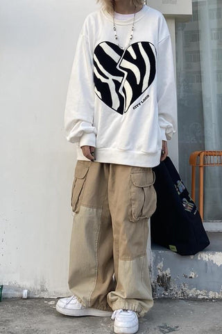 Loose Wide Leg Hip Hop Cargo Men Pants