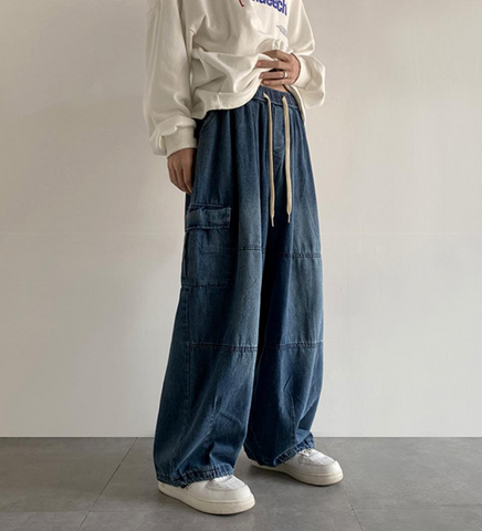 Vintage Baggy Cargo Jeans
