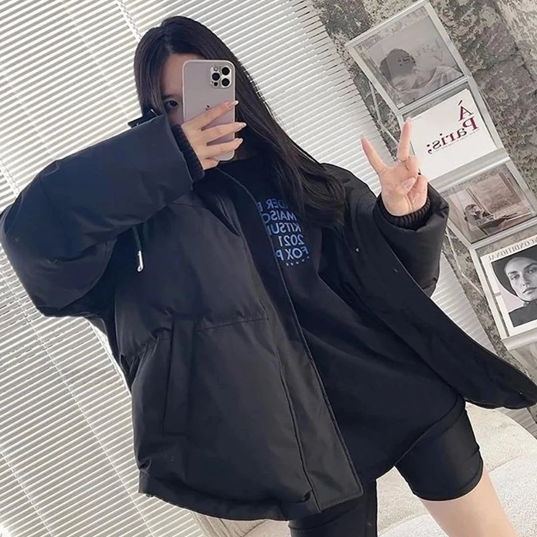 Japanische Mode-Winterjacke