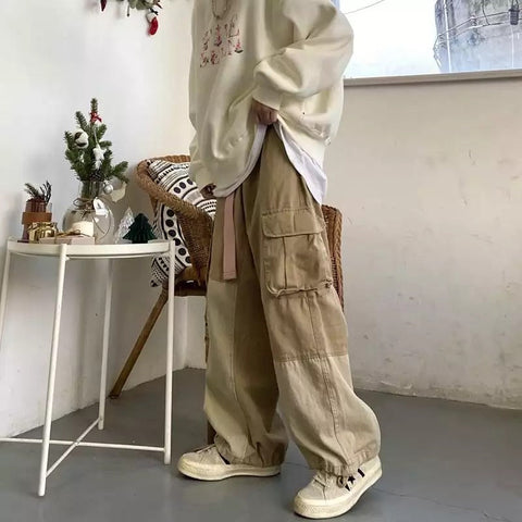 Vintage Two-Tone Cargo Pants