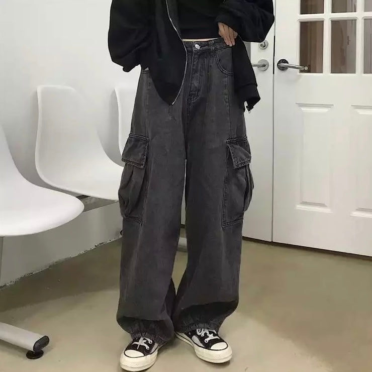 Wide Leg Cargo Pants