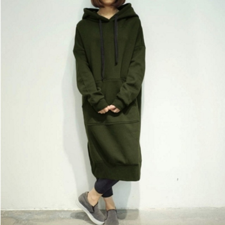 Casual Loose Long Hoodie