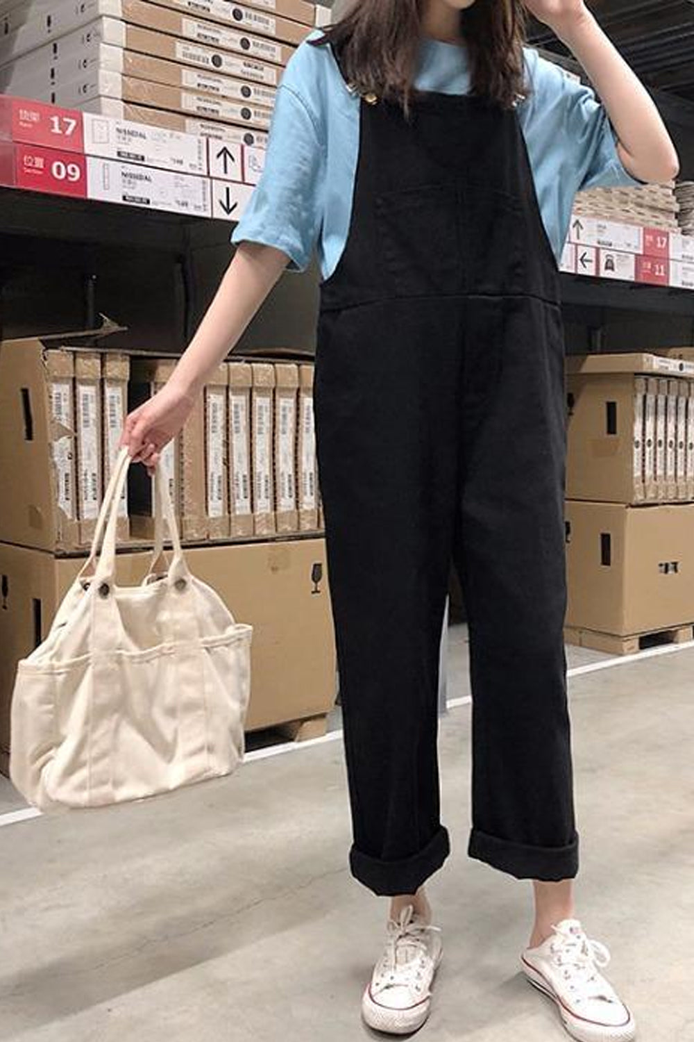 Loose Slim Ankle Length Jumpsuit